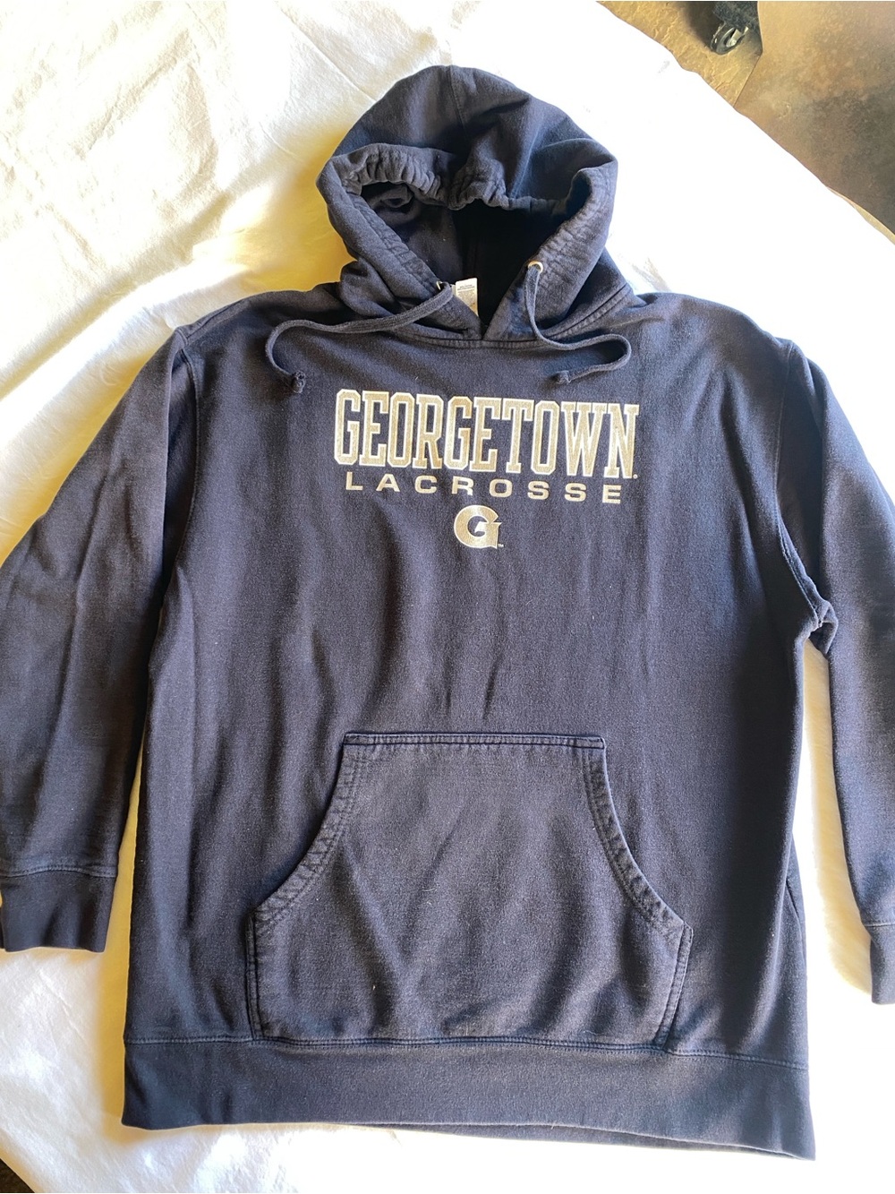 Fanatics Georgetown Lacrosse Navy Pullover Hoodie
